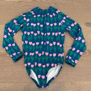 Hanna Andersson One-Piece Rashguard Swimsuit